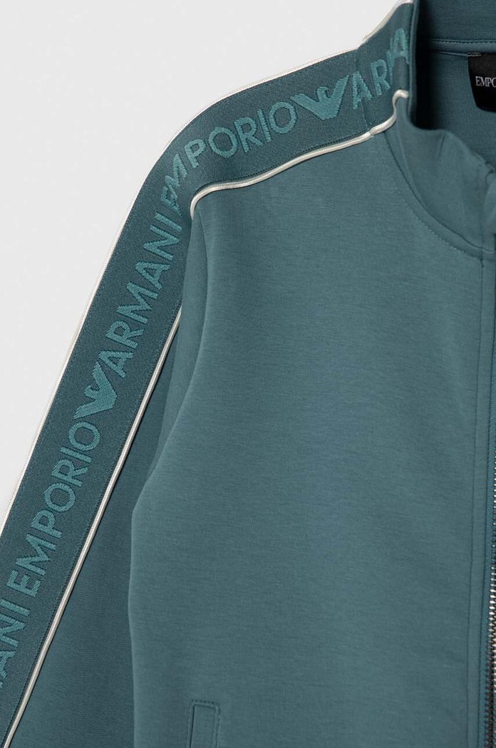 Dječaci Dječja dukserica Emporio Armani 3D4M69.1JHSZ tirkizna