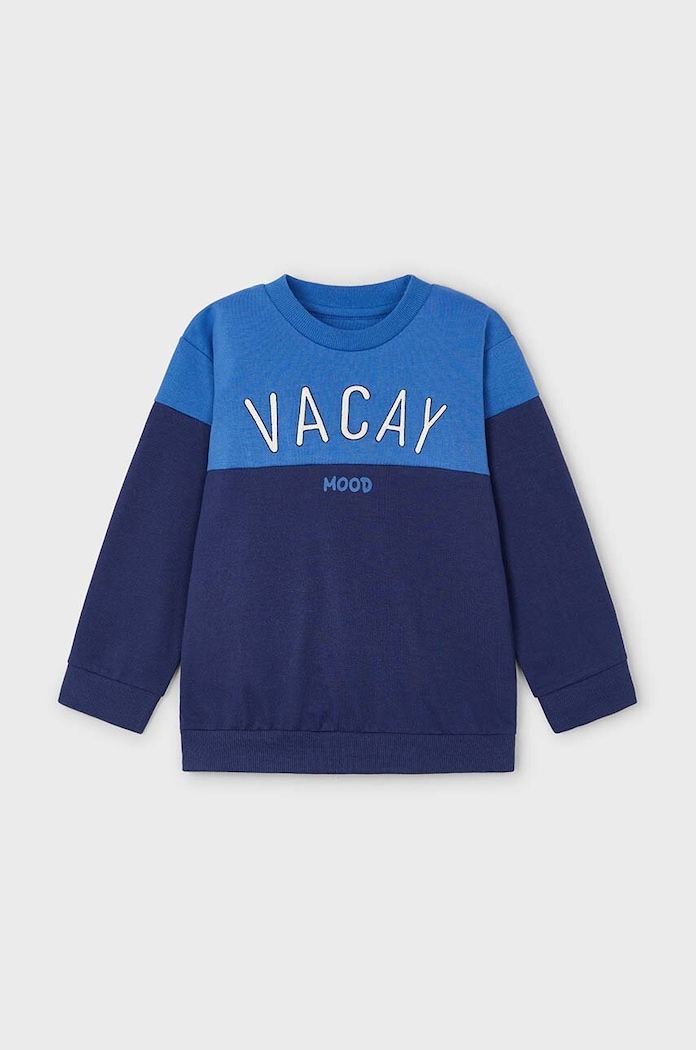 Mayoral bluza dziecięca z elastanem niebieski 3484.5J.Mini.PPYH