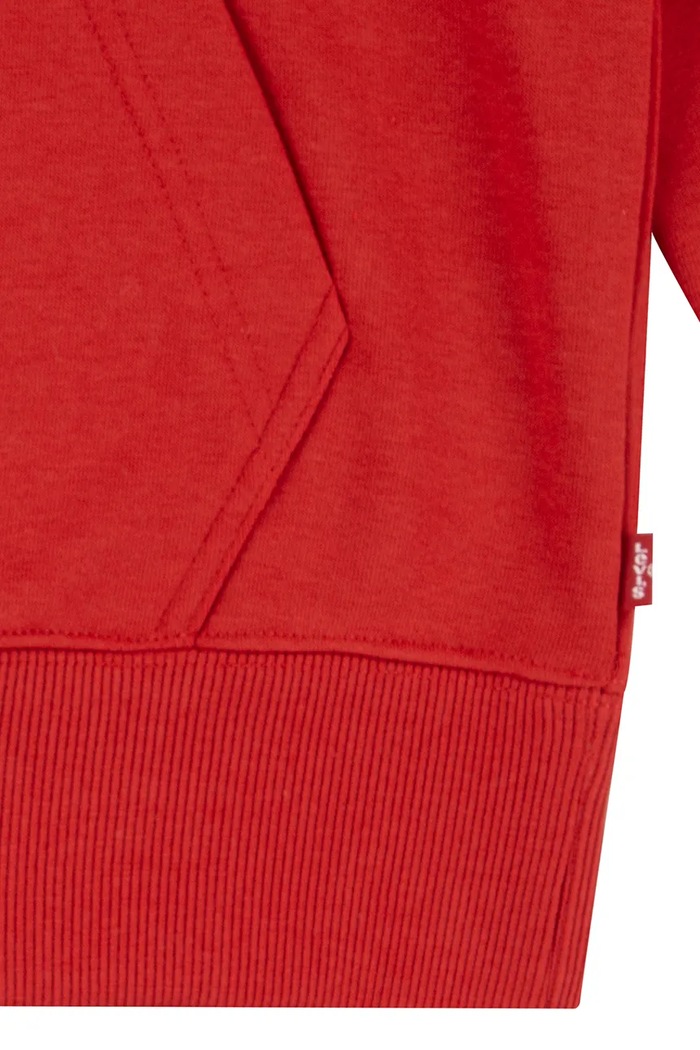 Levi's bluza copii LVB MINI BATWING PULL OVER HOO rosu 9EK422