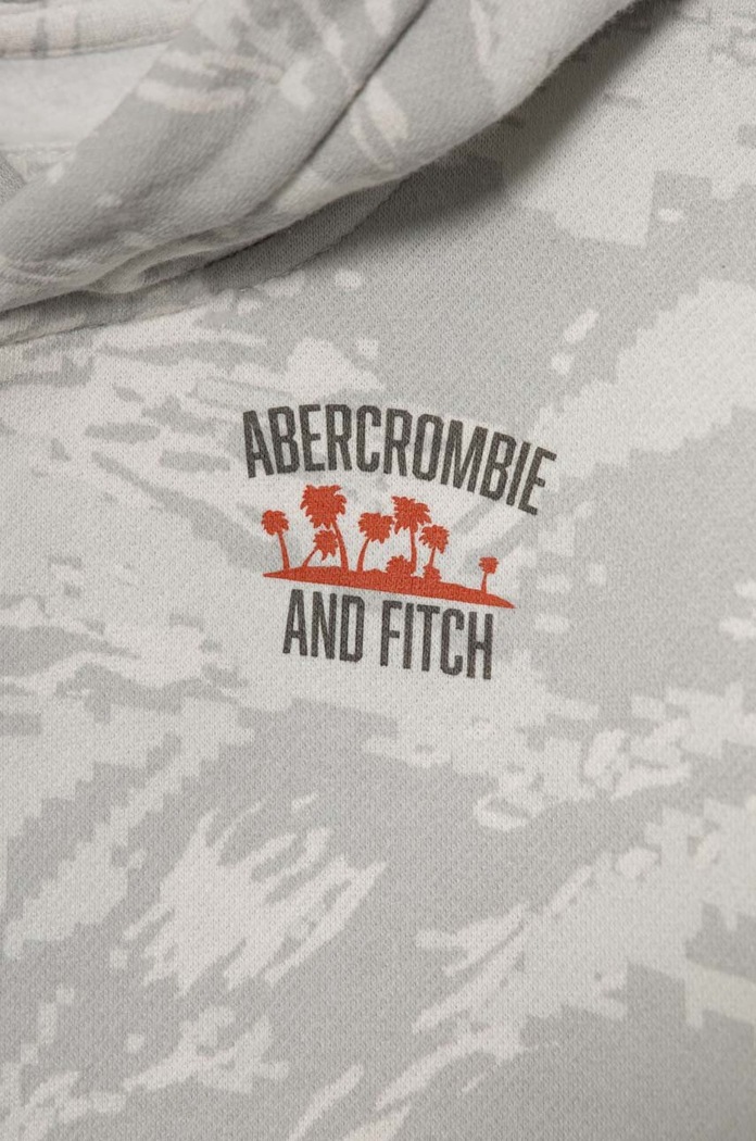 Chłopiec Abercrombie & Fitch bluza dziecięca KI222.4025 szary