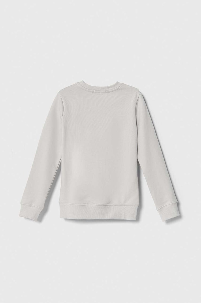 Calvin Klein Jeans bluza bawełniana dziecięca IU0IU00581.PPYH szary AW24