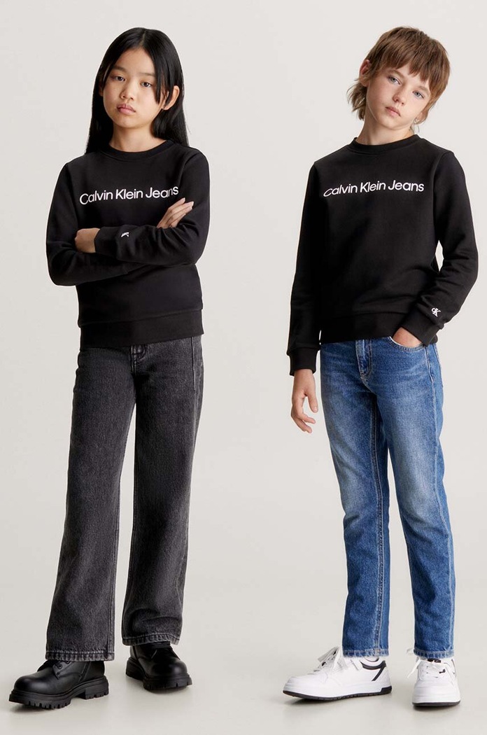 Calvin Klein Jeans Dětská bavlněná mikina Calvin Klein Jeans IU0IU00581.PPYH