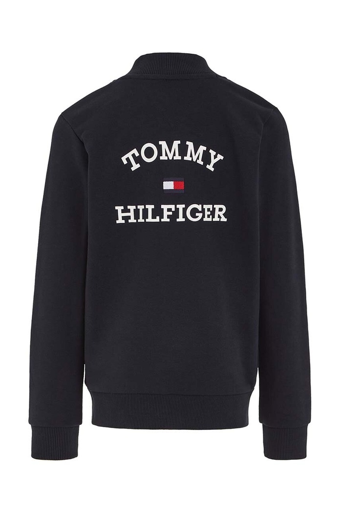 Chłopiec Tommy Hilfiger bluza bawełniana dziecięca KB0KB08825.128.176.PPYH czarny