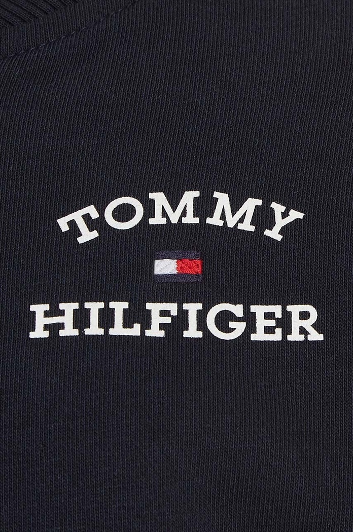 Tommy Hilfiger bluza bawełniana dziecięca czarny KB0KB08825.128.176.PPYH