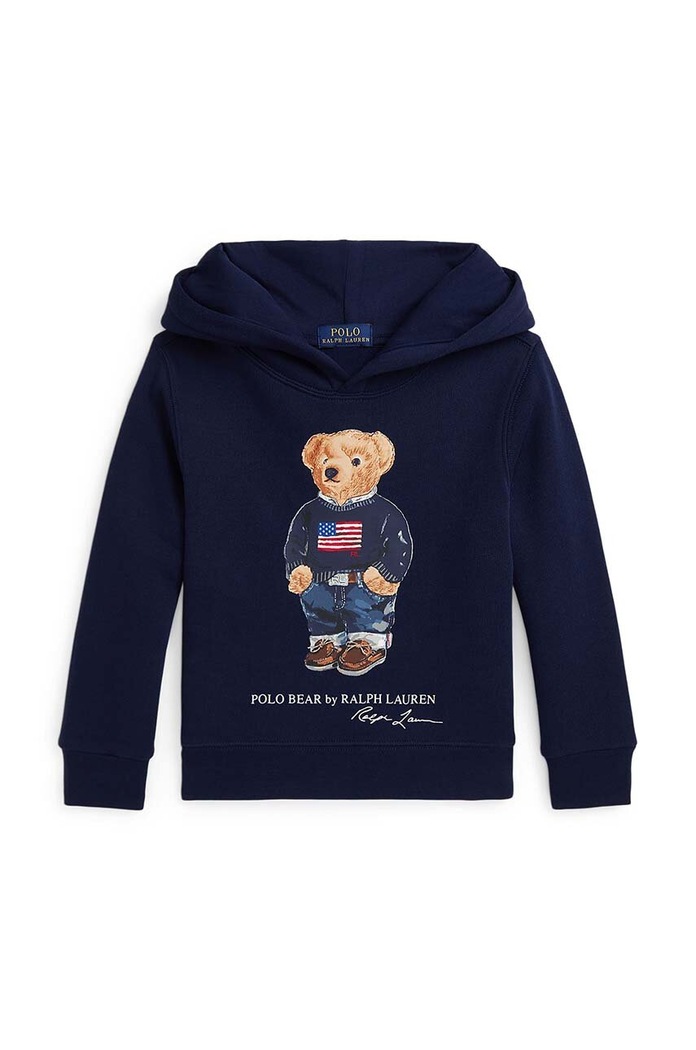 Mikina Polo Ralph Lauren s kapucí námořnická modř 322920645003