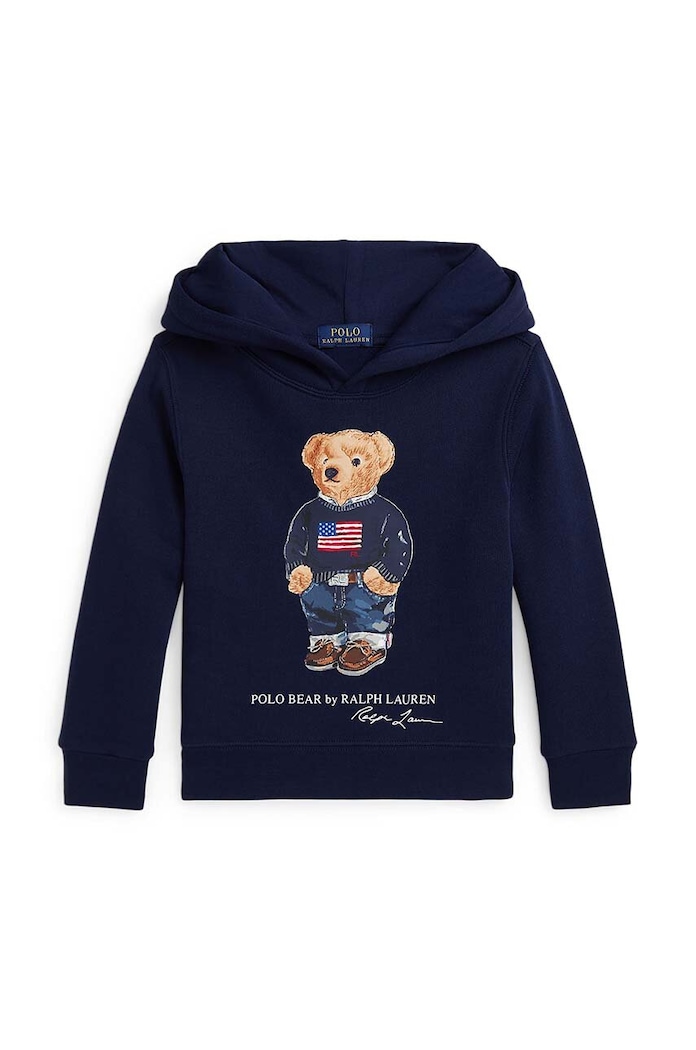 Mikina Polo Ralph Lauren s kapucí námořnická modř 322920645003
