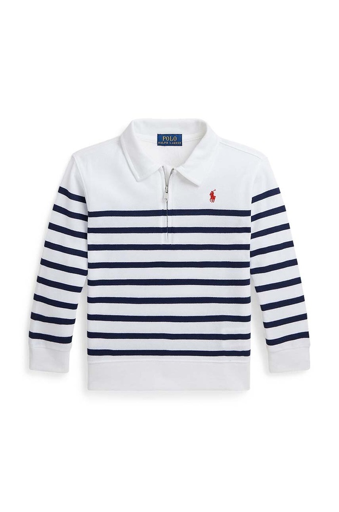 Polo Ralph Lauren bluza bawełniana dziecięca wzorzyste biały 322942104001