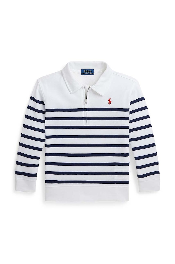Polo Ralph Lauren bluza bawełniana dziecięca wzorzyste biały 322942104001