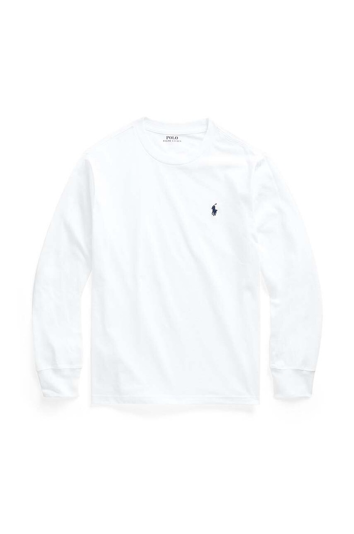 Dječja pamučna dukserica Polo Ralph Lauren pamuk bijela 323843804004