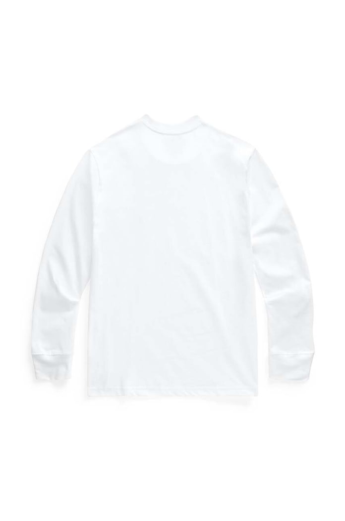 Dječja pamučna dukserica Polo Ralph Lauren 323843804004 bijela SS26