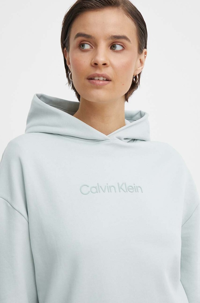 Bavlněná mikina Calvin Klein modrá K20K205449