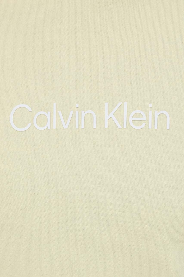 Bavlněná mikina Calvin Klein K20K205449 žlutá