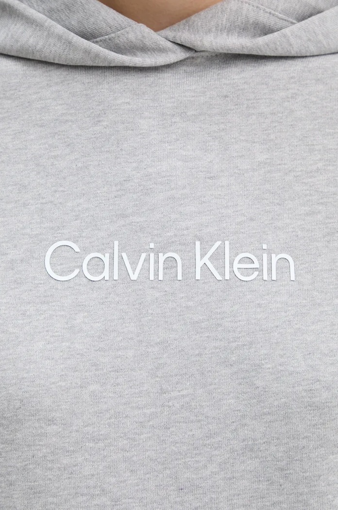 Bavlnená mikina Calvin Klein K20K205449 sivá