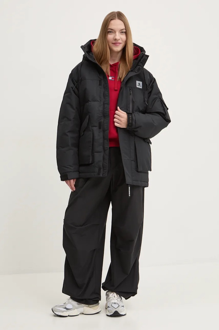 Bavlněná mikina Tommy Jeans DW0DW17326 burgundské NC24