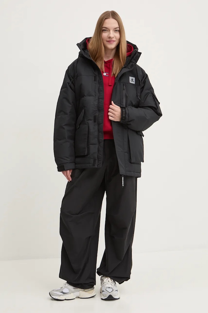 Bavlněná mikina Tommy Jeans DW0DW17326 burgundské NC24