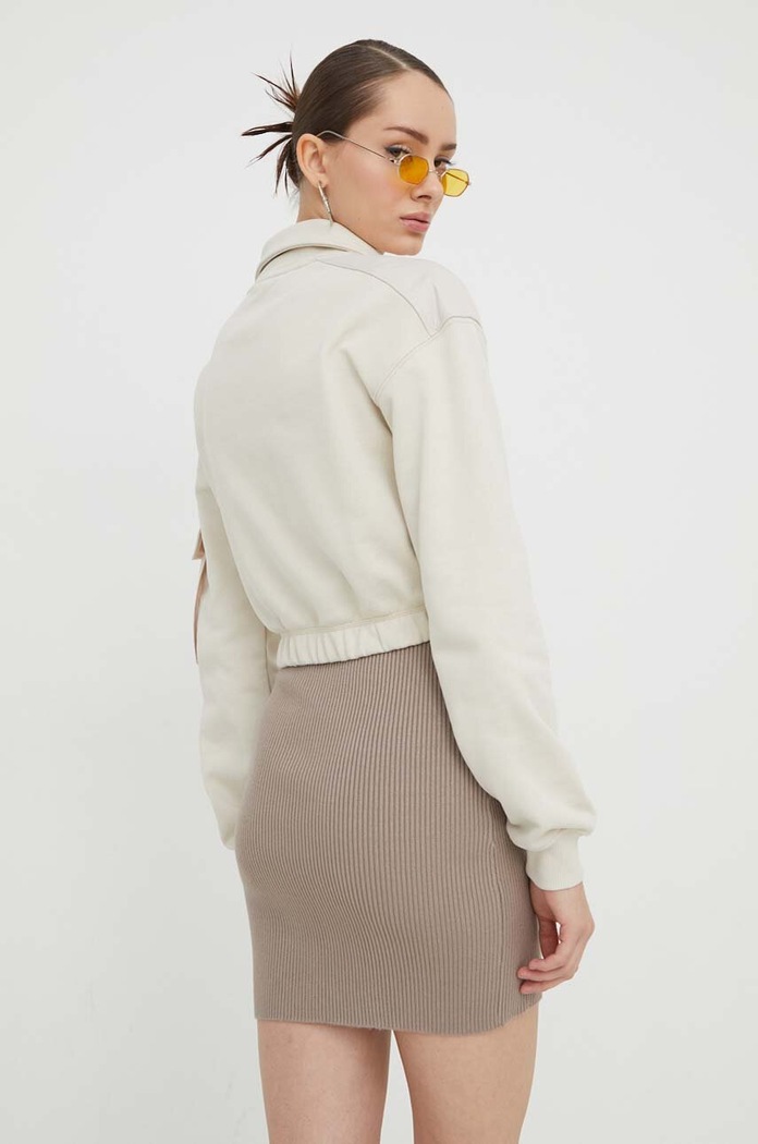 Oblečení Bavlněná mikina Tommy Jeans DW0DW17343 béžová
