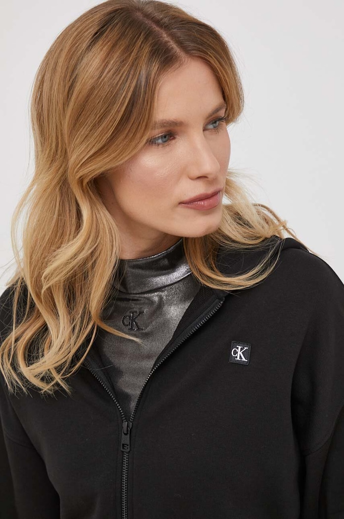 Mikina Calvin Klein Jeans černá J20J222885