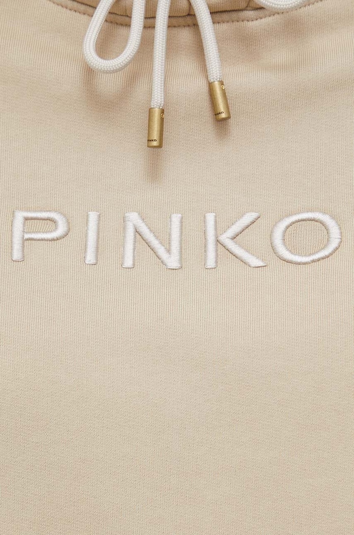 Bluza bawełniana Pinko beżowy 101685.A1N7