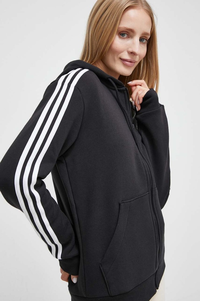 Mikina adidas s kapucí černá HZ5743