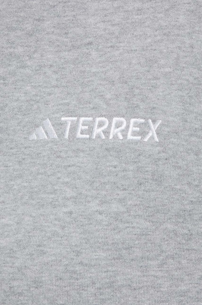 Tepláková mikina adidas TERREX IB6567 sivá