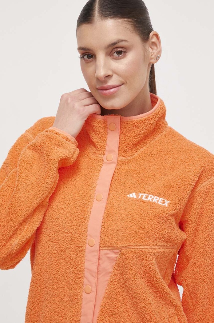 Sportovní mikina adidas TERREX Xploric oranžová IM7425