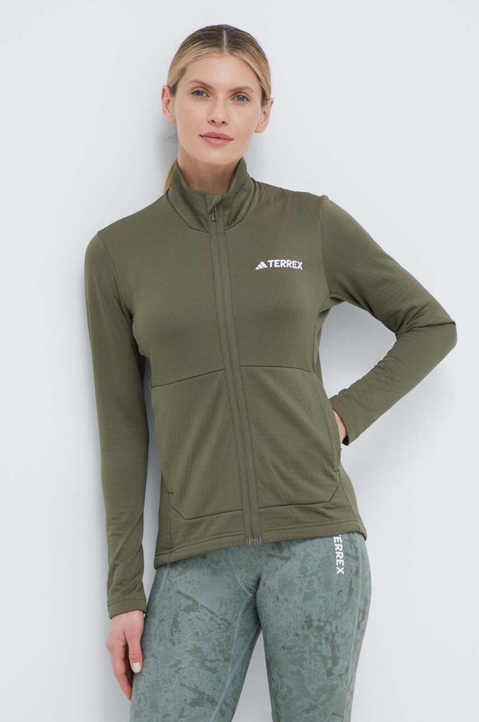 adidas TERREX bluza sportowa Multi bez kaptura zielony IQ3746