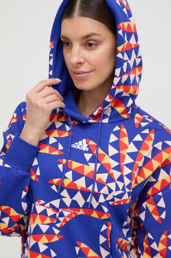 adidas bluza Farm Rio x FARM Rio niebieski IQ4490