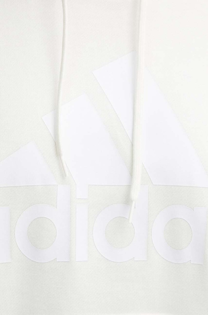 adidas bluza bawełniana IR5449 beżowy