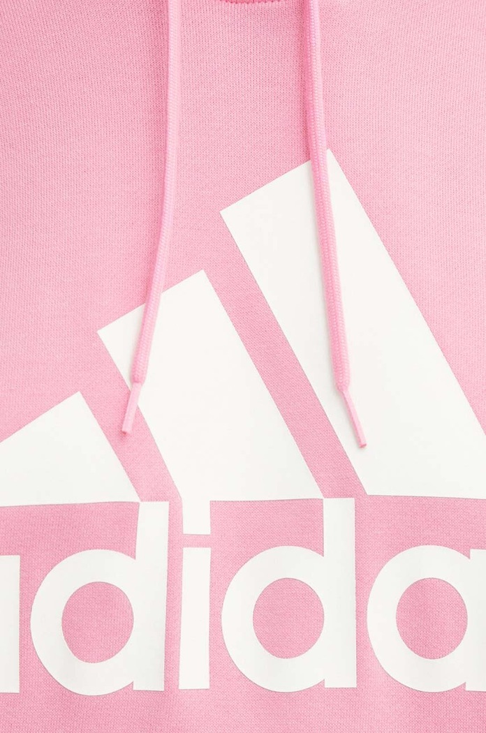 Bavlněná mikina adidas IR5450 růžová