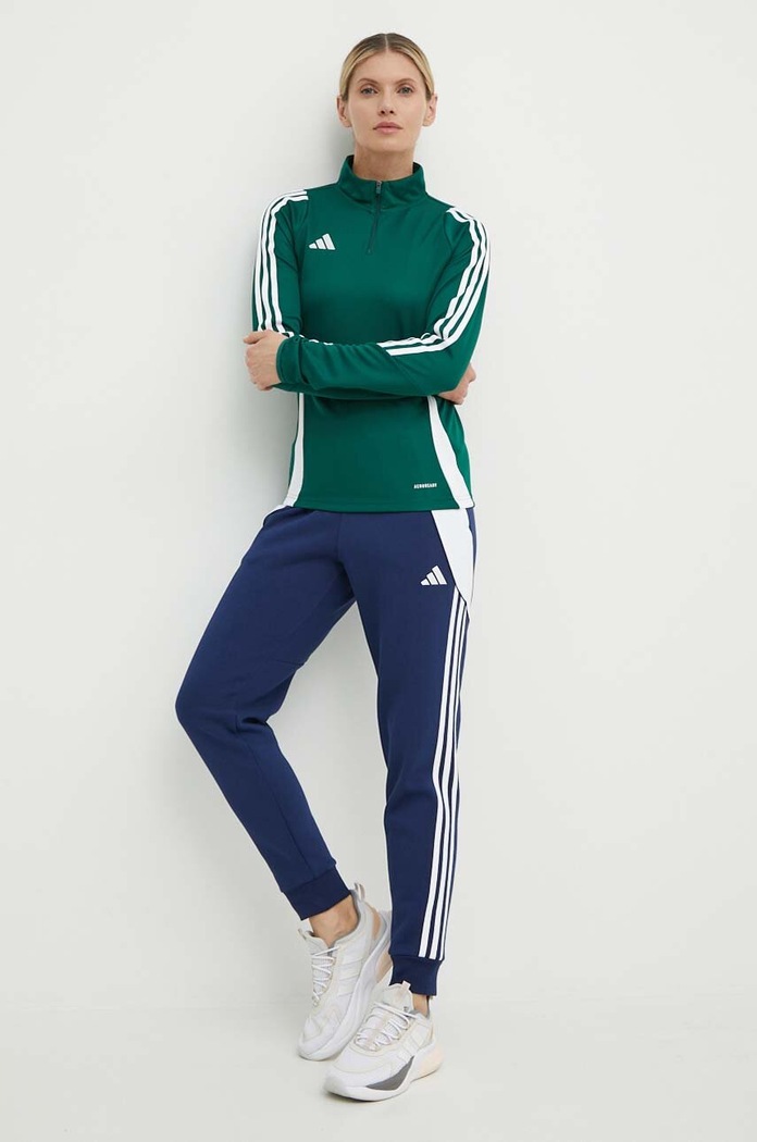 Pulover za vadbo adidas Performance Tiro 24 IR9385 zelena SS24