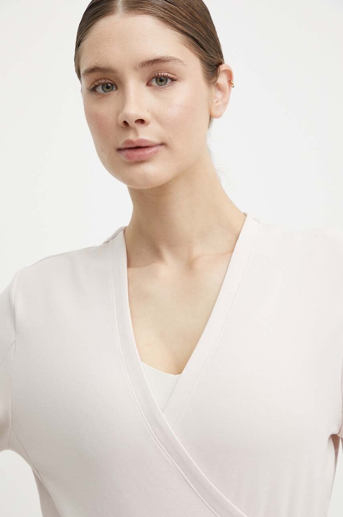 adidas Performance bluza do jogi beżowy IS2987