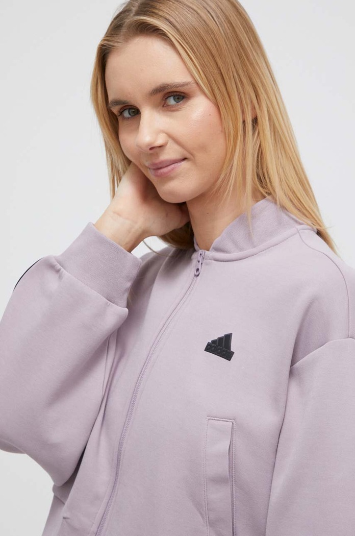 Pulover adidas vijolična IS3652