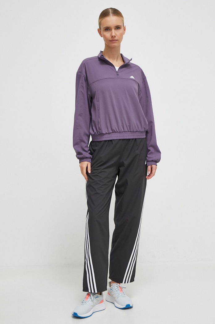 adidas Performance hanorac de antrenament Training Essentials IS3972 violet SS24