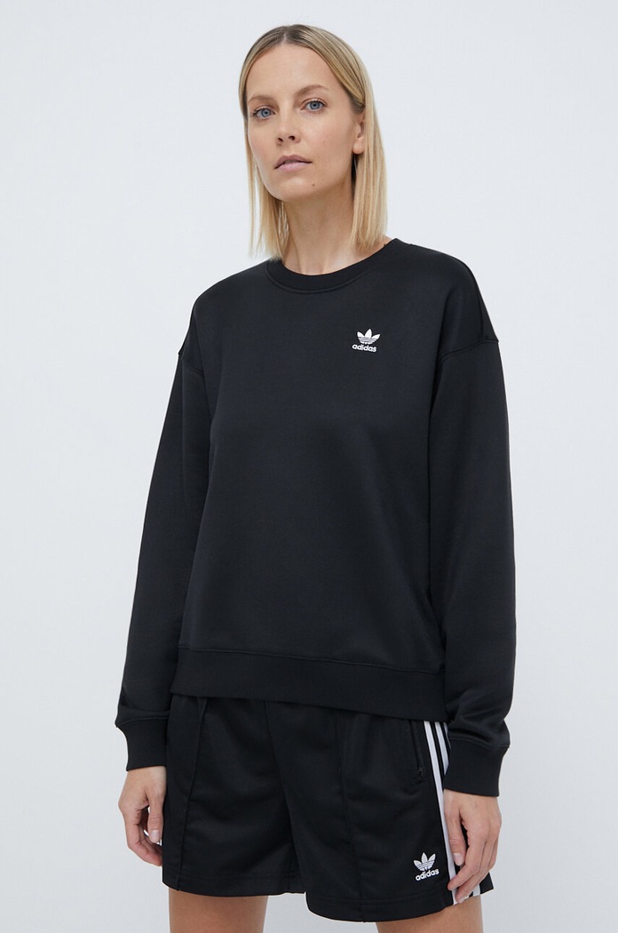 Odjeća Dukserica adidas Originals Trefoil Crew IU2410 crna