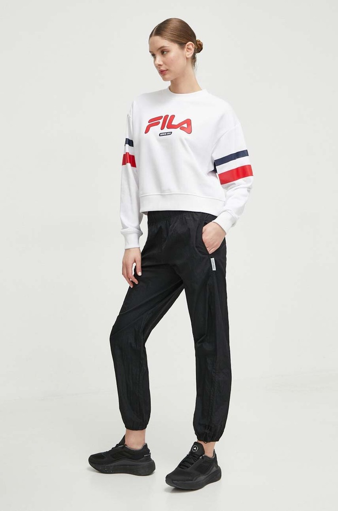 Mikina Fila Latur FAW0742 bílá SS24