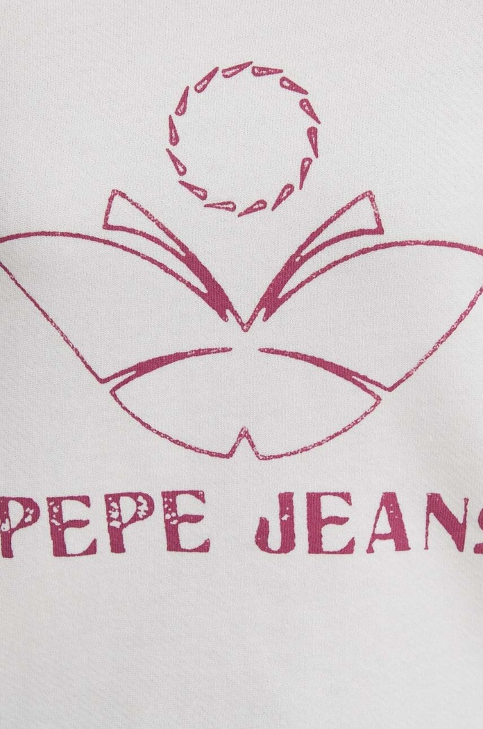Pepe Jeans bluza bawełniana Lorelai PL581425 beżowy