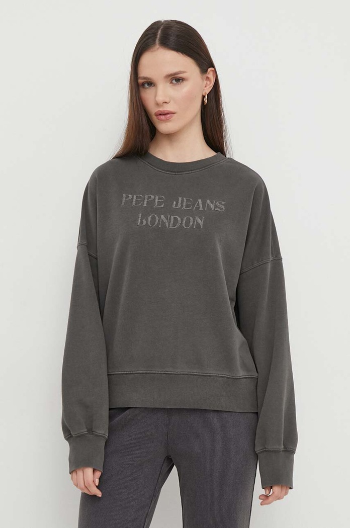 Μπλούζα Pepe Jeans KELLY γκρί PL581426