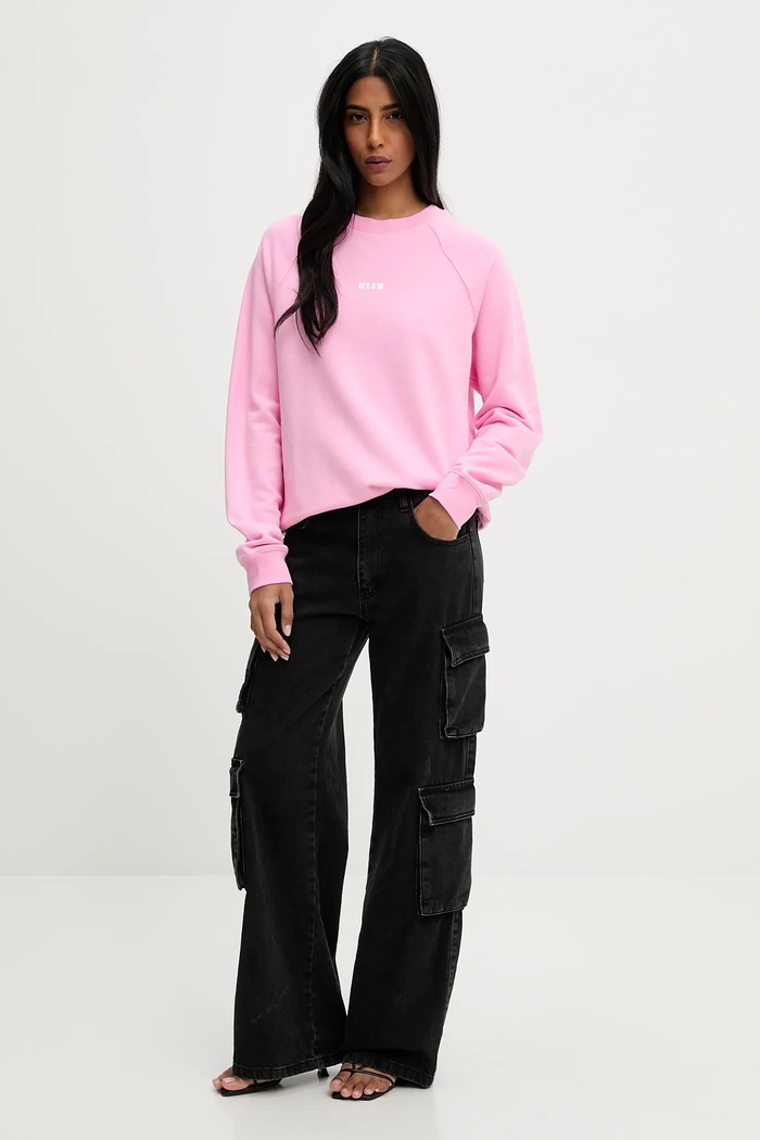 MSGM Hanorac de bumbac 2000MDM503.200000 roz AA00