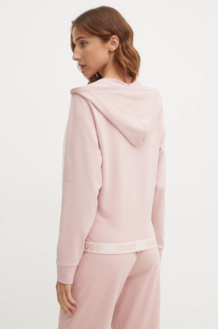 Odzież HUGO bluza SPORTY LOGO_JACKET 50520504 różowy