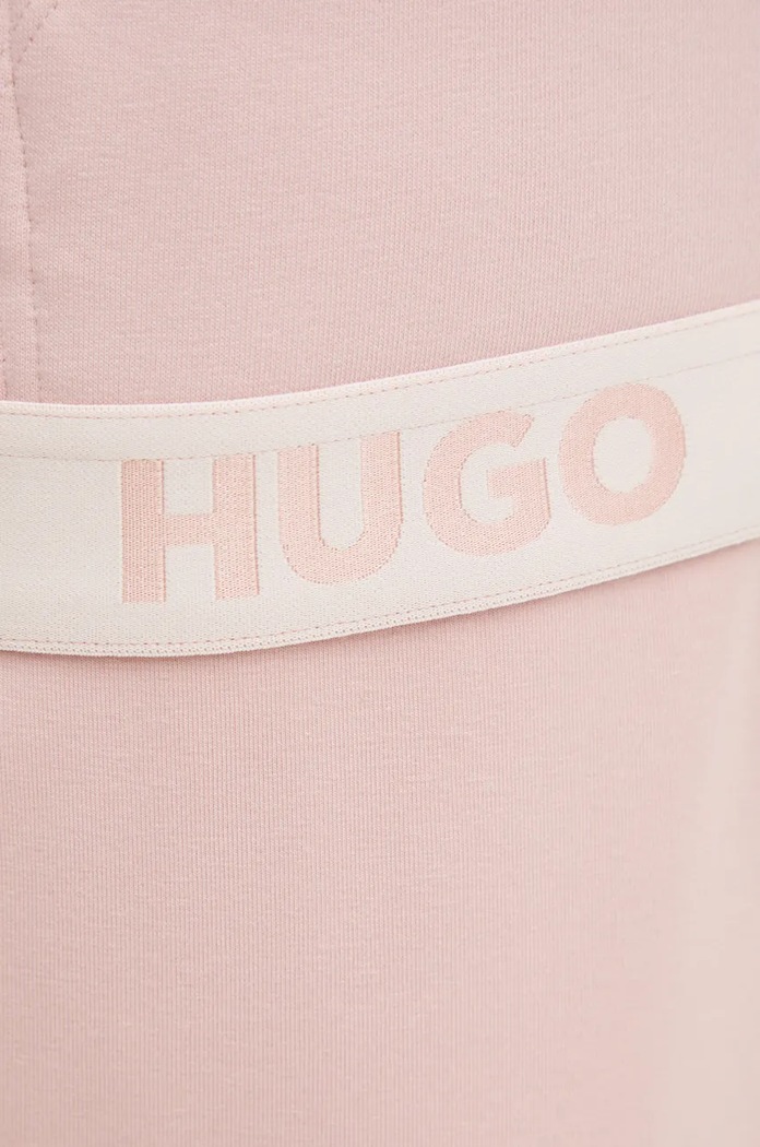 HUGO bluza SPORTY LOGO_JACKET 50520504 różowy