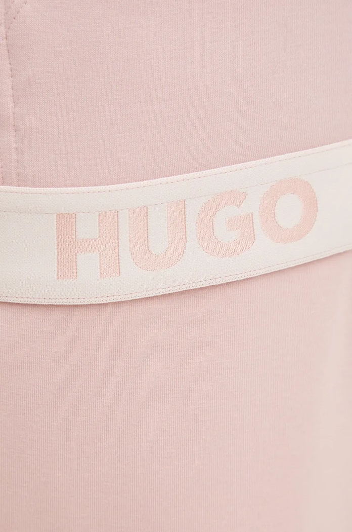 HUGO bluza SPORTY LOGO_JACKET 50520504 różowy