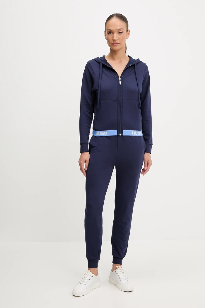 Кофта HUGO SPORTY LOGO_JACKET 50520504 темно-синій AW25