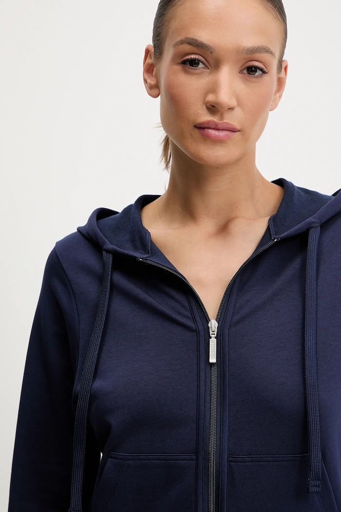 Кофта HUGO SPORTY LOGO_JACKET темно-синій 50520504