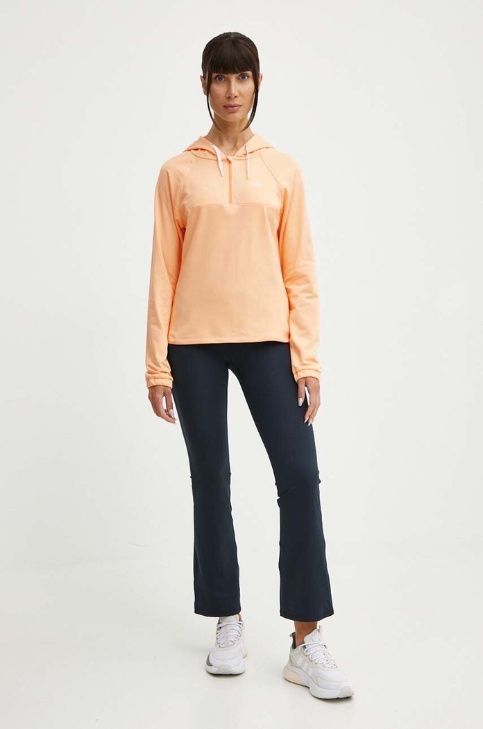Roxy bluza do biegania Pure Pursuit ERJKT04133 pomarańczowy SS24