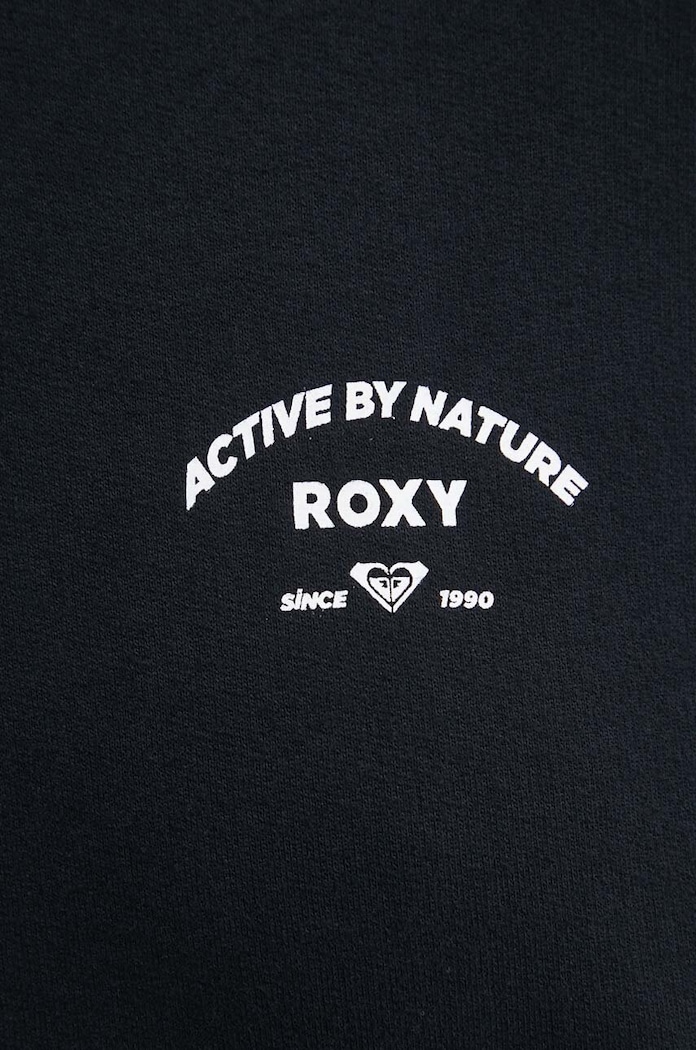Bluza bawełniana Essential Energy Roxy czarny ERJFT04793