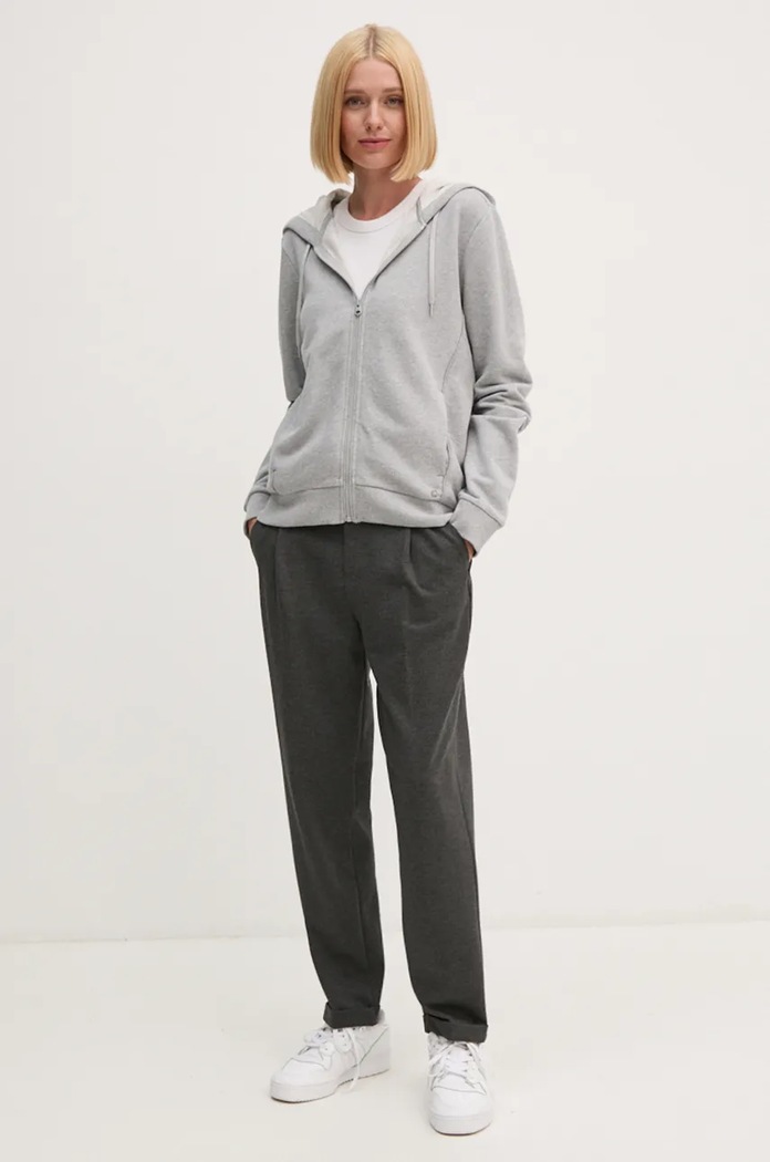 Bavlněná mikina United Colors of Benetton 3J68D500J šedá AW24