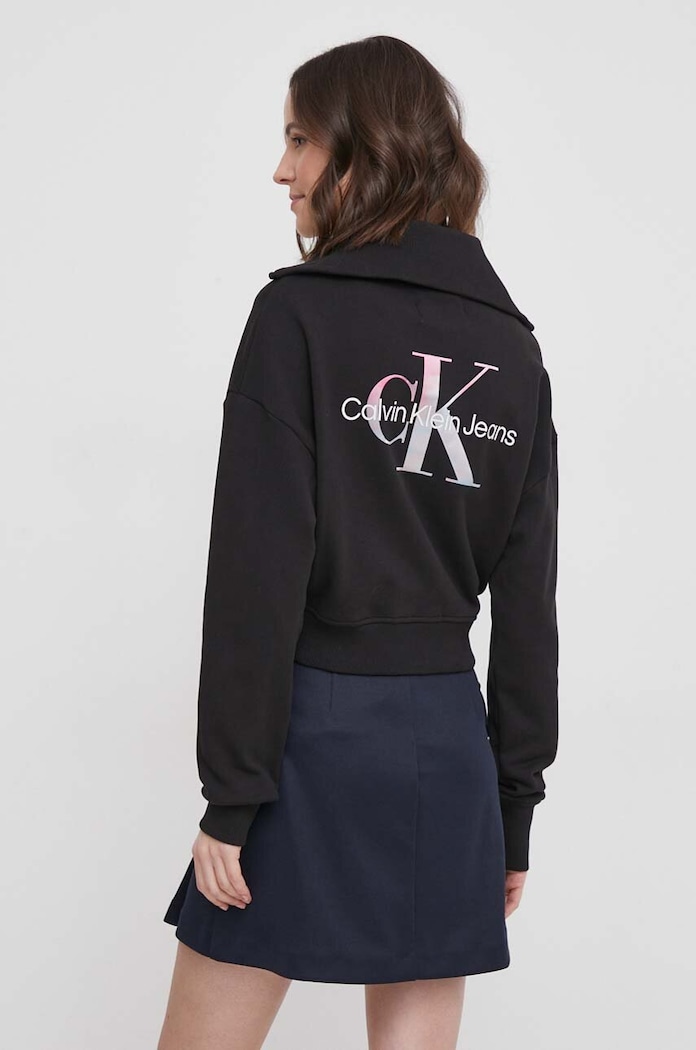 Odzież Calvin Klein Jeans bluza J20J223075 czarny