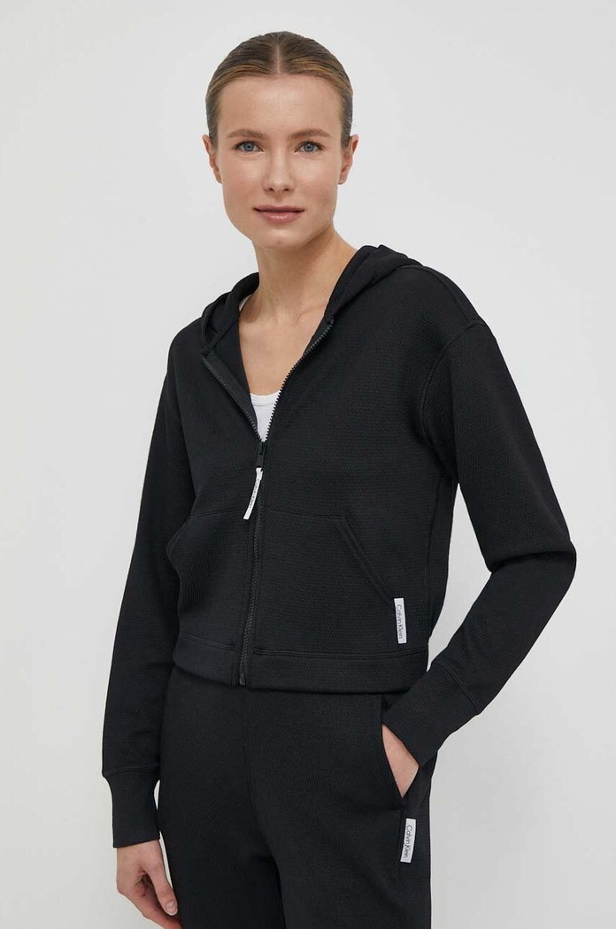 Calvin Klein Performance bluza treningowa z kapturem czarny 00GWS4J400