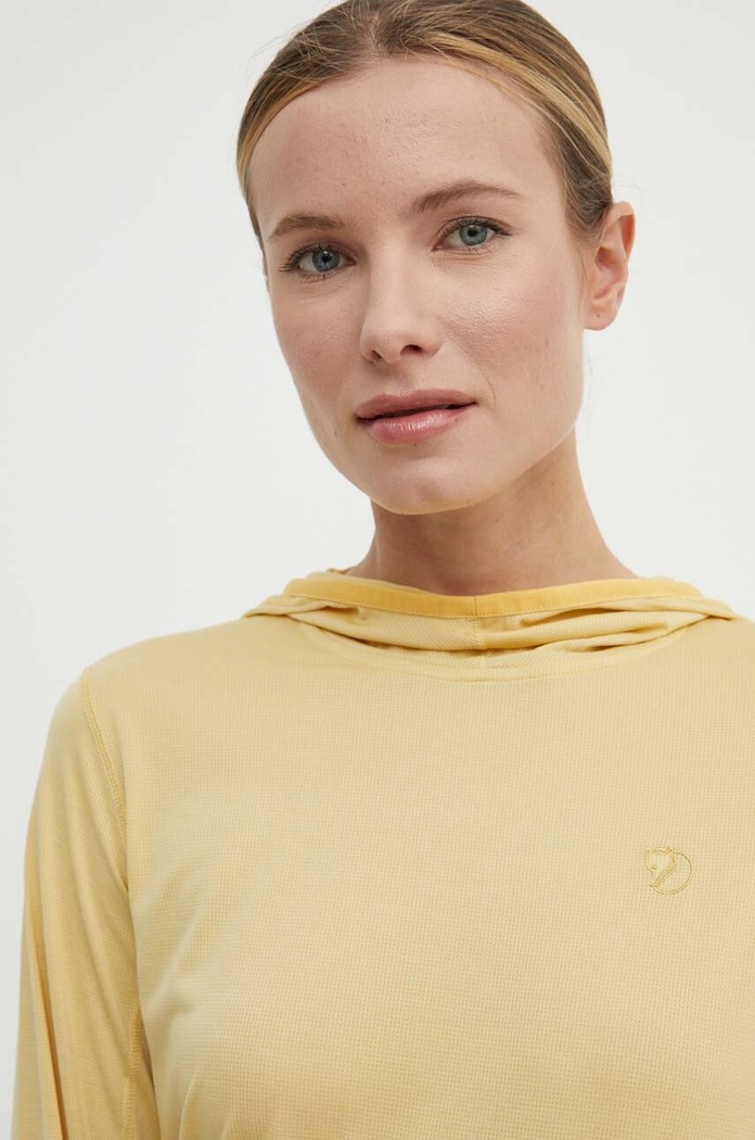 Fjallraven bluza sportowa Abisko Sun żółty F84108.133
