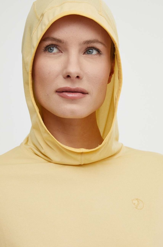 Fjallraven bluza sportowa Abisko Sun F84108.133 żółty